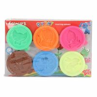 Luxor Modelling Dough - Pack of 6 Colors, 150gm Each, Fun & Non-Toxic, Ideal for Crafting & Kids