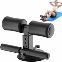 MR.SHOPPERS Sit-ups Assistant Device, Upgraded Sit-up Fitness Equipment Muscle Exercise Abdominal Device Portable Sit Up Bar with Foam Padded for Floor 3 Positions for Abs Home Workout (Black Color)