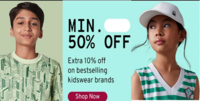 Kid's dresses - Upto 80 % off on popular brands