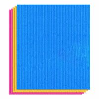 Kuber Industries Sponge Wipes | Washing Wipes Paper Towel | Sponge Cleaning Cloths for Kitchen | Reusable Sponge Wipe Cloths | Cleaning Sponges | 15x15 | 5 Piece Set | Multi [Apply Coupon]