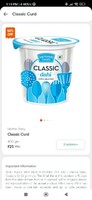 (Loot) Swiggy Instamart - Mother Dairy Curd at 50% Off (Maybe Location Specific)