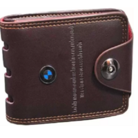 Men Trendy Brown Artificial Leather RFID Wallet  (5 Card Slots)