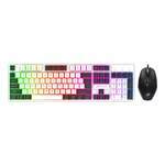 Ant Value KK1002 Wired Gaming Keyboard & Mouse Combo, 104 Silent keys, Backlit Rainbow LED Keyboard & 3200 DPI RGB Gaming Mouse for PC/Laptop 79% off