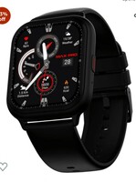Maxima Max Pro Sky 1.85" HD Smart Watch with Bluetooth Calling, AI Voice Assistant, Add Personalised QR, Always ON Display for 30 Min, HR/SpO2/Stress/Sleep Monitor, 550Nits Brightness (Midnight Black) 
