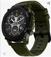 Maxima Max Pro X4+ Rugged Bluetooth Calling Smart Watch 1.32" Round Always on Premium Display with 360x360 px Resolution, AI Voice Assitant, Advance UI, 340 mah Big Battery, HR/SpO2, 150+ Watch Faces 