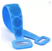 retold Silicone Back Scrubber, Bath Shower,Body Massage Brush Silicone Bath Towel Body Brush Belt, Cleaning Shower Strap, Double-Sided Washing Peeth Scrubber for Men & Women