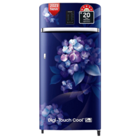 SAMSUNG 189 Litres 5 Star Direct Cool Single Door Refrigerator (RR21C2E25HS/HL, Hydrangea Blue)