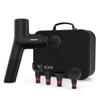 beatXP Bolt Prime Deep Tissue Massage Gun with Case (4000 mAH Battery) - Percussion Massager for Full Body Pain Relief of Neck, Back, Foot for Men & Women with up to 18 Months Warranty (Black)