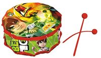 Toyzone Barbie Kids Drum (Size 3) | Musical Drum Set | Music Play Toy | Musical Instrument for Kids/Toddlers/Baby Girl/Boys | Musical Toy with 1 Drum & 2 Sticks (Ben 10 Kids Drum