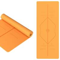 Lifelong Yoga mat for Women & Men TPE Material 6mm Anti-Slip Yoga Mat with Bag for Gym Workout|Exercise Mat For Home Gym|Yoga Mat For Gym Workout and Yoga Exercise (Peach, LLYM73)