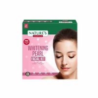 NATURES ESSENCE Whitening Pearl Facial Kit With Free Facewash, 60g + 50ml