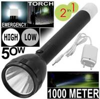 iDOLESHOP RECHARGEABLE TORCH TWO IN ONE FLASH LIGHT WITH BACK LIGHT TORCH Torch on Flipkart