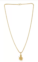 PYR Fashion  Hanuman Locket With Gold Plated Brass Chain For Boys Men Women Girls Gold-plated Alloy Pendant Set