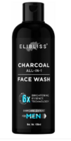ELIBLISS Activated Charcoal for Men - Removes Pollutants & Dirt - No Parabens Face Wash  (100 ml)