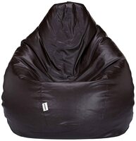 Amazon Brand - Solimo XL Bean Bag Cover Without Beans - Faux Leather (Brown) 52% off 