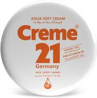 Creme 21 Aqua Soft Cream with Pro-Vitamin B5|Non-Sticky Rich Feel|Germany  Made  (150 ml) Supermart 

