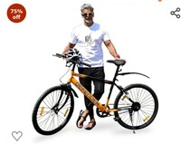 Lifelong MTB with Rigid Fork 26T Mountain Bikes Premium Single Speed Cycle, Frame Size: 18 inches| Cycle Ideal for Adults 14+ Years (LLBC2604, Black)