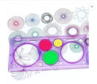 Royals Kids Designer Ruler Spirograph , 1pc Kids Spirograph Designer Ruler, 1pc Designing Kids Stencils Stencil  (Pack of 1, multi design)