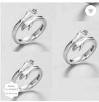 accessoo  AVIRA 3 IDIOTS Friendship Day Trio Gift Pack For 3 Best Friends Stainless Steel Ring Set