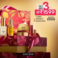 RAS Luxury Skincare: Buy Any 3 Products @Rs.1599 + Free Perfect Glow Duo worth Rs.999