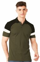 LEOTUDE Men's Regular Fit Half Sleeve Matty Polo T-Shirt | Plus Size Also Available (Color Multicolor)