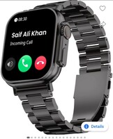 Boult Crown 1.95'' Screen, BT Calling, Working Crown, Zinc Alloy Frame, 900 Nits, SpO2 Smartwatch