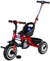 Lightning deal - Amazon Brand - Jam & Honey Tricycle for Kids | Plug N Play | Parental Handle and Seatbelt (Red)