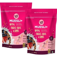 Yogabar Fruit & Nut Muesli - Pack of 2 x400gm each (800gm)