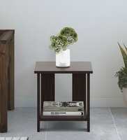 Electra End Table in Choco Walnut Finish