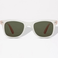 Vincent Chase White Transparent Frame Wayfarer Sunglasses (2 shades available)