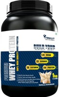 [50% Coupon] Whey Protein Vanilla Flavour 1kg with Added BCAA (Sugar Free)