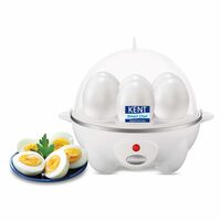 KENT 16053 Egg Boiler-W 360W | Stainless Steel Heating Plate | 3 Boiling Modes