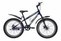BFF 24 Inch - Fat Tyre - Single Speed - Front Wheel Shock Abs Electric Blue