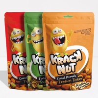 Kracknut Assorted Coated Peanut - Pack of 3 x85gm each
