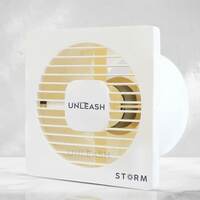 Unleash Storm 6 inch(150MM) Cut Out Size Exhaust Fan For Kitchen, Exhaust Fan For Bathroom Kitchen Exhaust Fan, Bathroom Exhaust Fan Ventilation Fan Axial Fan With 2 years Warranty (Ivory)