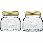 Pasabahce Homemade Jar with Metal Lid, 300ml,Set of 2