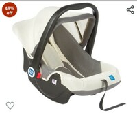 Mee Mee Baby Carry Cot & Rocking Chair with Soft Pada Cushioned, 5 Point Safety Lap Shoulder Belt, 3 in 1 Multi Purpose Kids Infant Car Seat, 0 to 1.5 Years & Weight Capacity Upto 13 Kgs (Light Grey) 