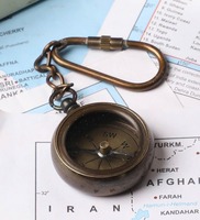 Antique Ross London Brass Compass, By Exim Decor