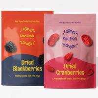 Khari Foods Seedless Cranberries & Blackberries Combo 2 x250gm each (500gm)