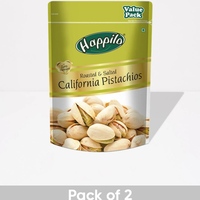 Happilo Roasted & Salted California Pistachios 2 x500gm each (1kg)