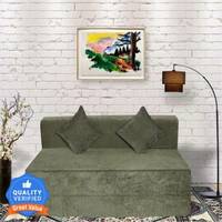 Seventh Heaven 3 Seater 6*5 Chenille Molfino Fabric Sofa Bed with 2 Cushions