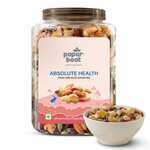 Paper Boat Absolute Health, Premium Fruit, Nut & Fiber SuperMix, Healthy Mixed Nuts with Dry Fruits | Almonds | Cashews | Cranberry | Pumpkin Seeds | Candied Amla, Reusable Jar (1Kg)