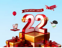 Air Asia Birthday Sale - Flat 22% Off on Chennai Kulala lumpur Bangkok & More Routes Flights