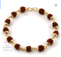 Rudram  Wood Silver Bracelet Set