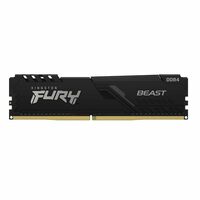 Kingston Fury Beast 16GB 3200MHz DDR4 CL16 Desktop Memory Single Stick KF432C16BB/16, Black