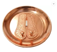 SwadesiBuyzzar Maa Vaishno Chamatkari Charan Paduka (Copper) Copper Yantra