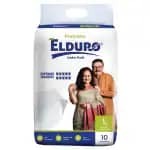 ELDURO Premium Adult Underpads, Large 60 x 90 Cm, Superior Absorbency, Pack of 1, 10 Count