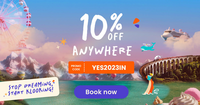 Klook Get 10% Off on Minimum Spends of INR 9000 (Max disc Rs 1800)