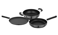 Nirlon Aluminium Non Stick Non Induction cookware Gift Set of 3 Pieces