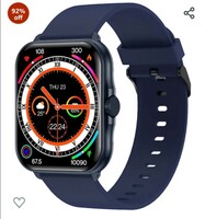 Fire-Boltt Eterno 1.99" Largest Display, Bluetooth Calling Smartwatch with 1184mm Display Area, AI Voice Assistant, 120+ Sports Modes (Yoga) with Smart Split Screen to Toggle (Blue)